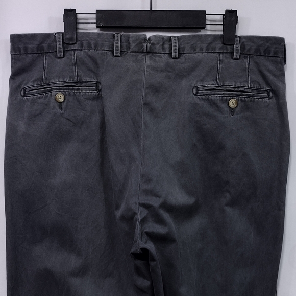 Vintage Peter Millar Pima Cotton Pants Mens 36 Gray Casual Comfy Retro 90s Y2K - Picture 6 of 7
